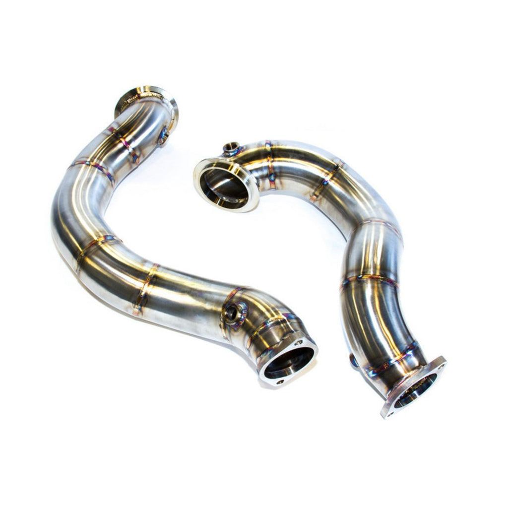 Exhaust Downpipe Pipes for BMW N54 335i 135i E90 E92 Turbo 3" - Bull Boost Performance