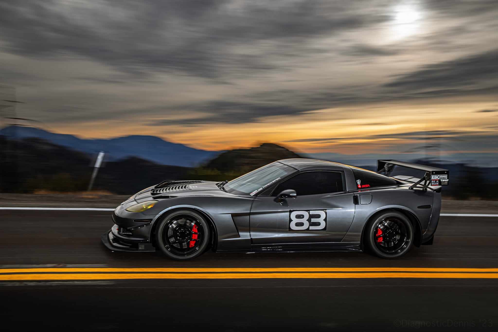 Trackspec Motorsports C6 Corvette C6 T1 Hood Louvers C6T1HL-1