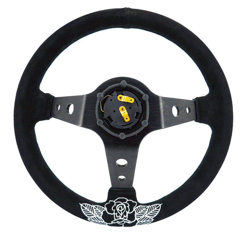 BW Rose Steering Wheel + Hub Adapter Kit For Toyota Pickup, Corolla, 4Runner, MR2, Camry - Bull Boost Performance