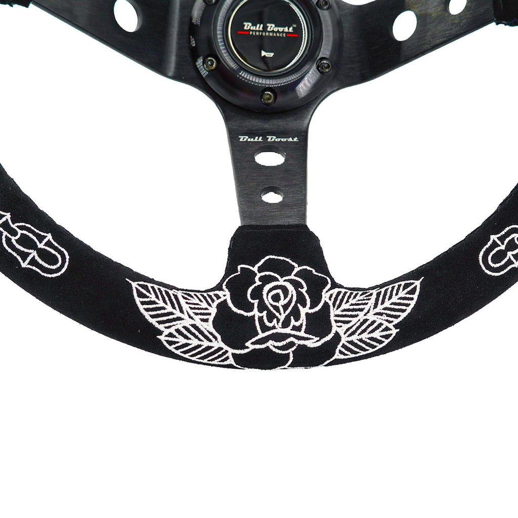 BW Rose Steering Wheel + Hub Adapter Kit For 96-06 Civic Prelude, S2000, Accord, RSX - Bull Boost Performance
