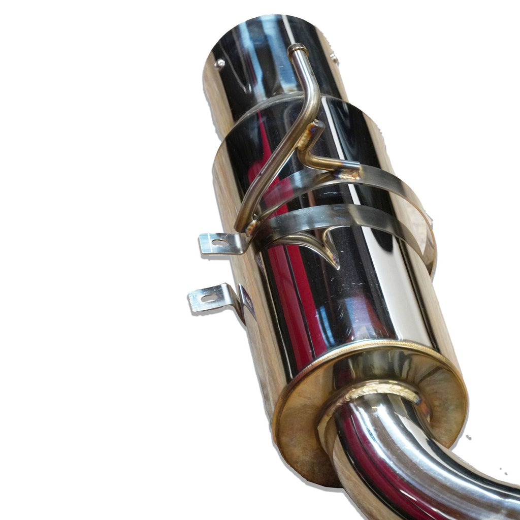 4.5" Tip Stainless Single Exit Catback Exhaust for Nissan 370z Z34 09-21 - Bull Boost Performance