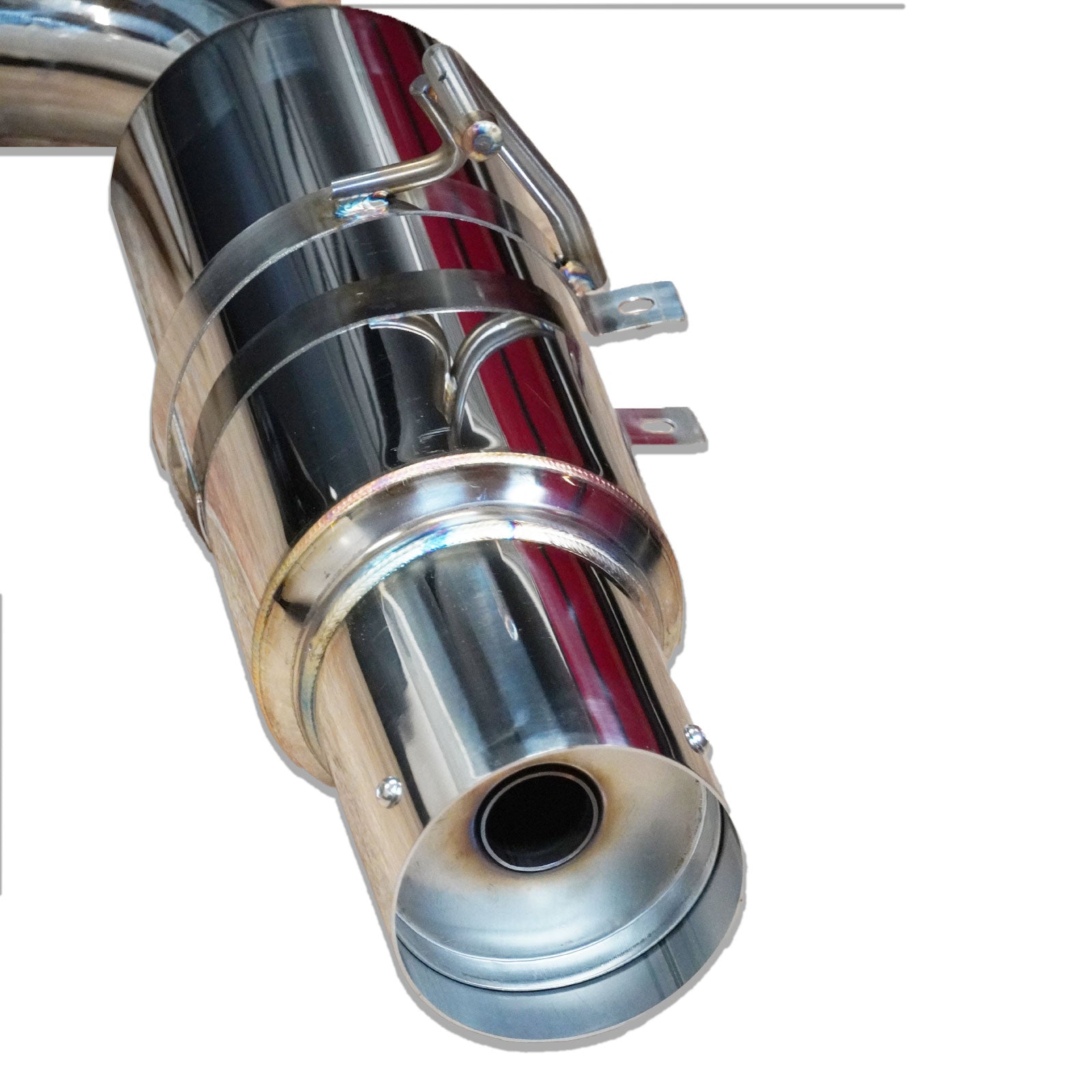 4.5" Tip Stainless Single Exit Catback Exhaust for Nissan 370z Z34 09-21 - Bull Boost Performance