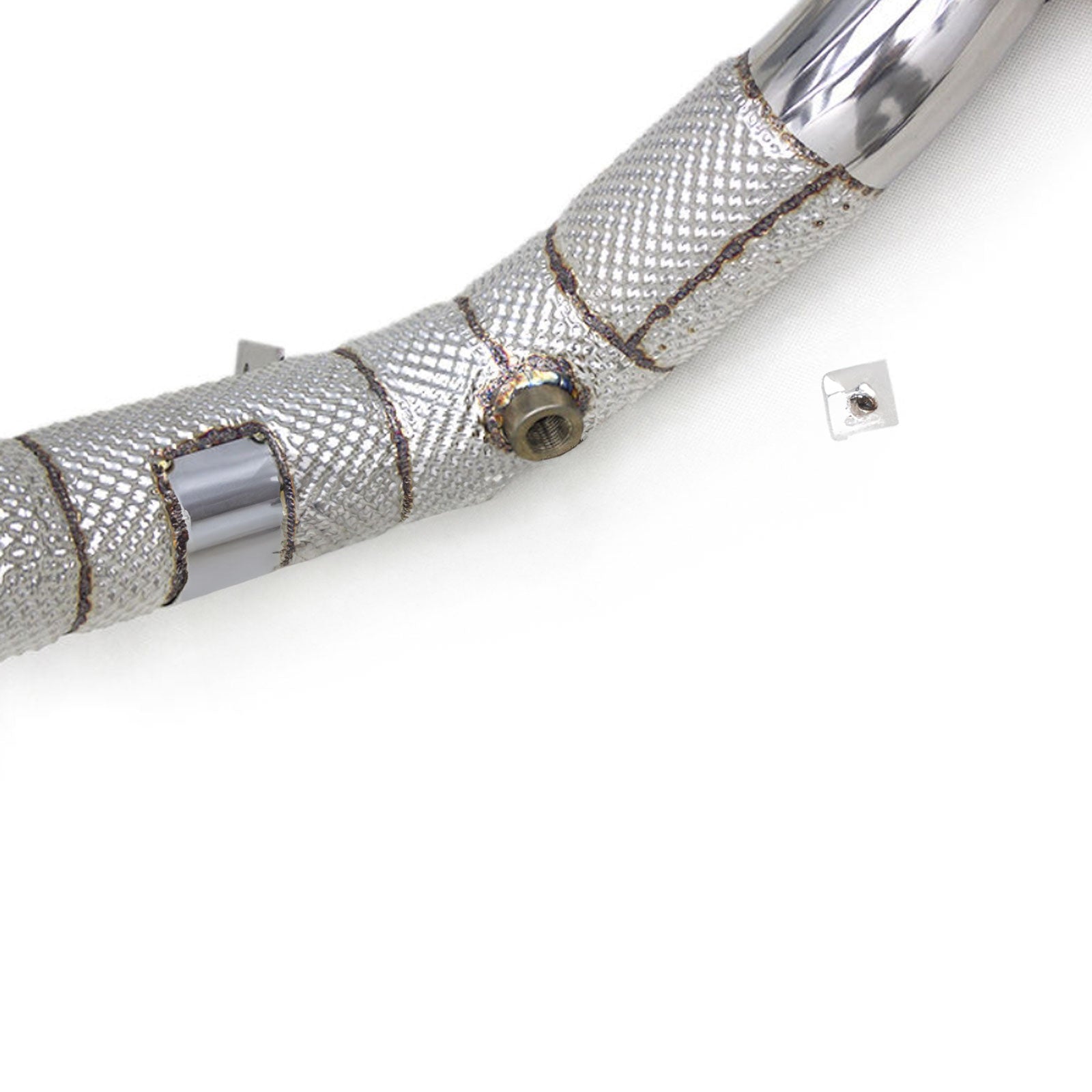 Catless Race Stainless Downpipe for Mercedes Benz AMG GT63 W463 5.5T - Bull Boost Performance