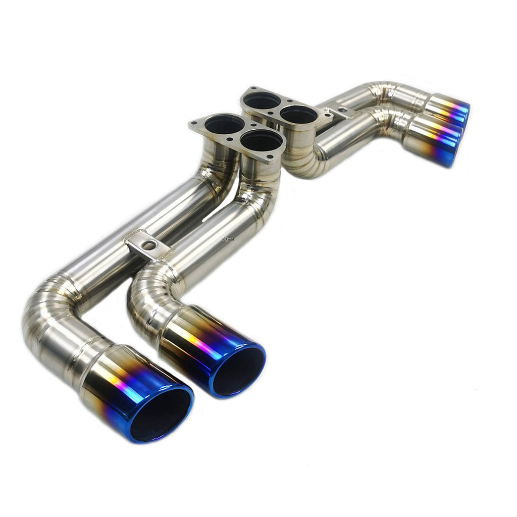 High Flow Titanium Catback Exhaust System for Ferrari 360 Modena Spider F360 3.6L - Bull Boost Performance