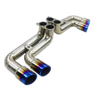 High Flow Titanium Catback Exhaust System for Ferrari 360 Modena Spider F360 3.6L - Bull Boost Performance