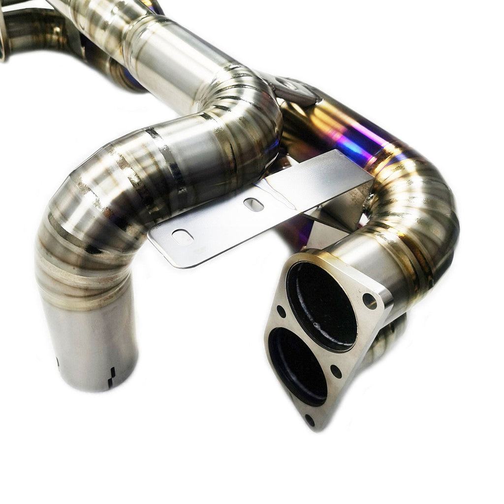 High Flow Titanium Catback Exhaust System for Ferrari 360 Modena Spider F360 3.6L - Bull Boost Performance