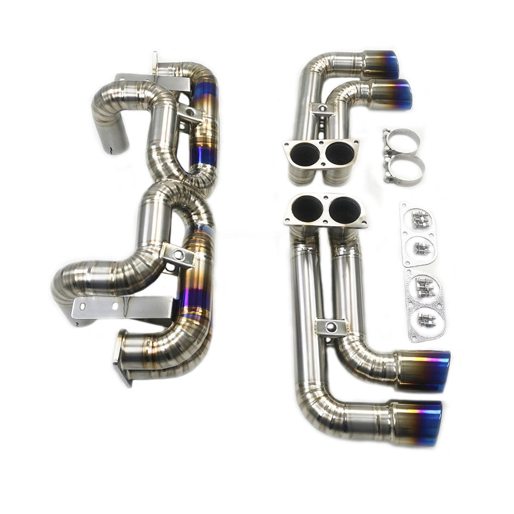 High Flow Titanium Catback Exhaust System for Ferrari 360 Modena Spider F360 3.6L - Bull Boost Performance