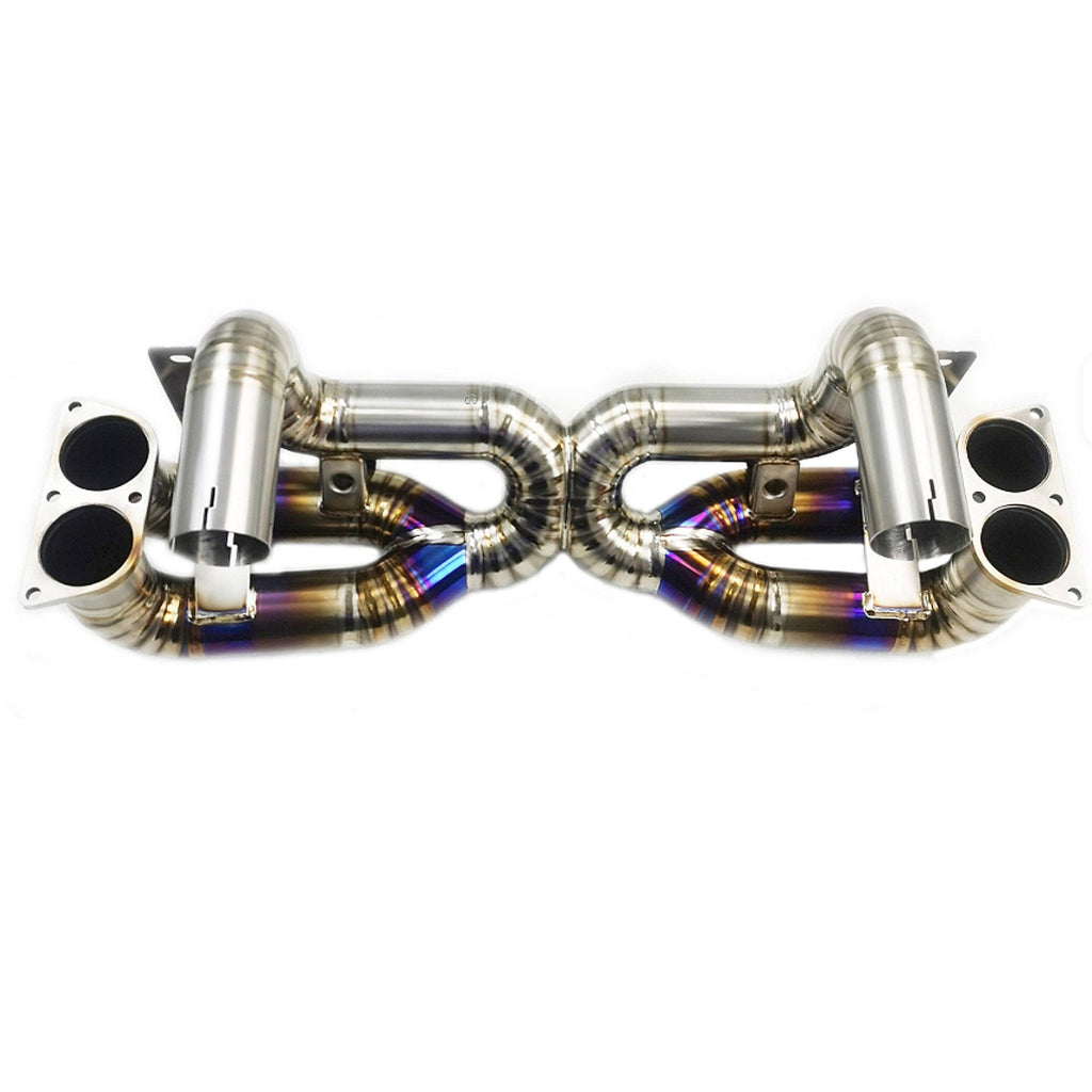 High Flow Titanium Catback Exhaust System for Ferrari 360 Modena Spider F360 3.6L - Bull Boost Performance