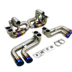 High Flow Titanium Catback Exhaust System for Ferrari 360 Modena Spider F360 3.6L - Bull Boost Performance
