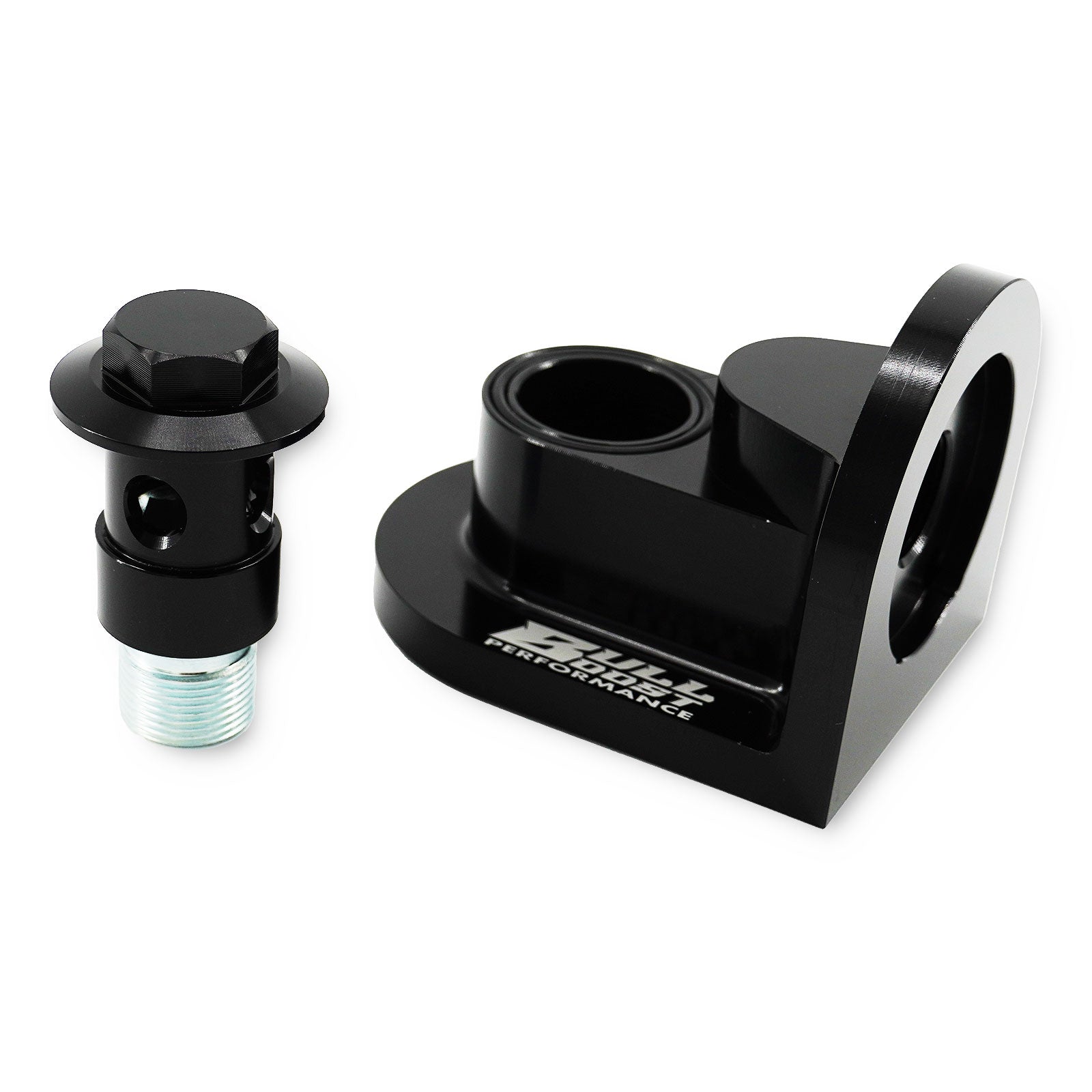 90 Degree Oil Filter Relocation Adapter For Honda EG EK Civic K B D H F Series - Bull Boost Performance