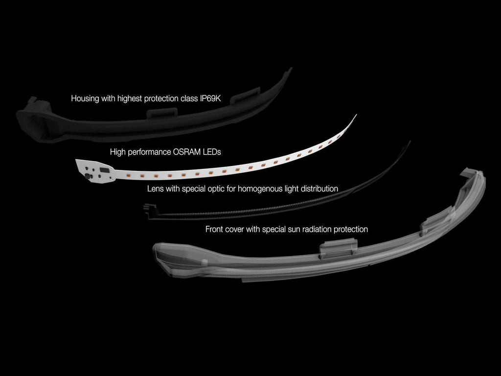 OSRAM LEDriving® Dynamic LED mirror indicators Audi A4 B9 + Audi A5 F5