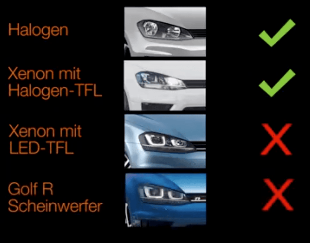OSRAM LEDriving® Golf 7 VII GTI EDITION full LED headlight (halogen)