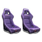 Purple Bull Boost Adjustable Racing Lowered Ultra Max Bucket Seat with Slider Rails - Bull Boost Performance