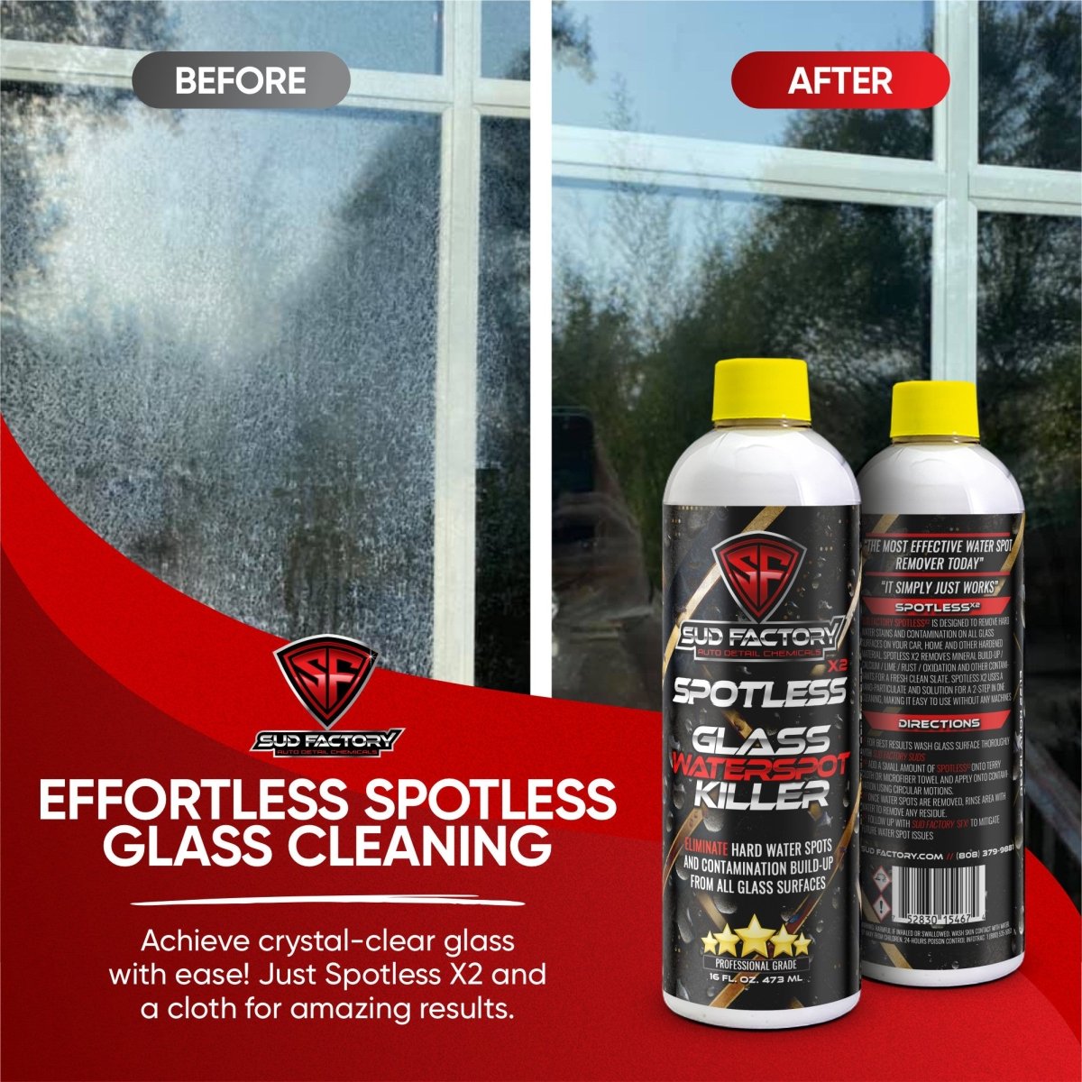 Paint & Glass Waterspot Removal Bundle by Sud Factory