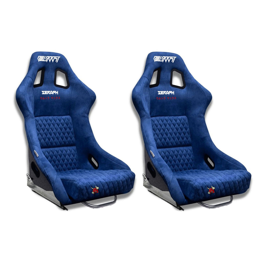 Blue Bull Boost Adjustable Racing Lowered Ultra Max Bucket Seat with Slider Rails - Bull Boost Performance