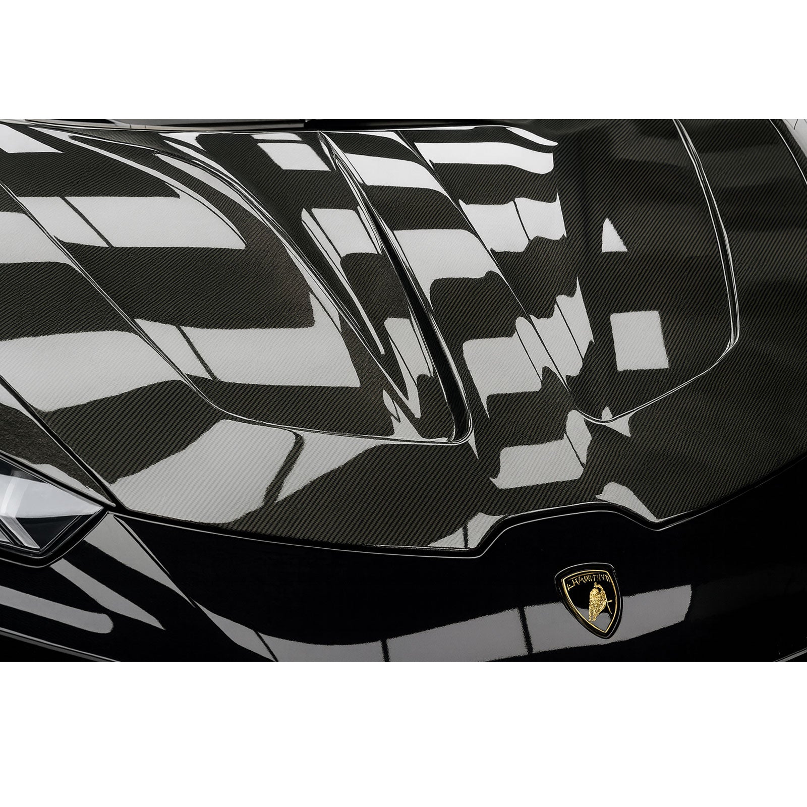 P Style Dry Carbon Fiber Front Bonnet Hood for Lamborghini Huracan LP580 LP610 EVO - Bull Boost Performance