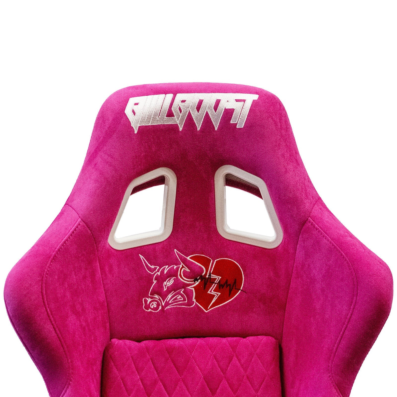 Pink Bull Boost Adjustable Racing Lowered Heartbreak Bucket Seat with Slider Rails - Bull Boost Performance
