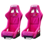 Pair Adjustable Racing Bucket Seat | 1,000 ENTRIES - Bull Boost Performance