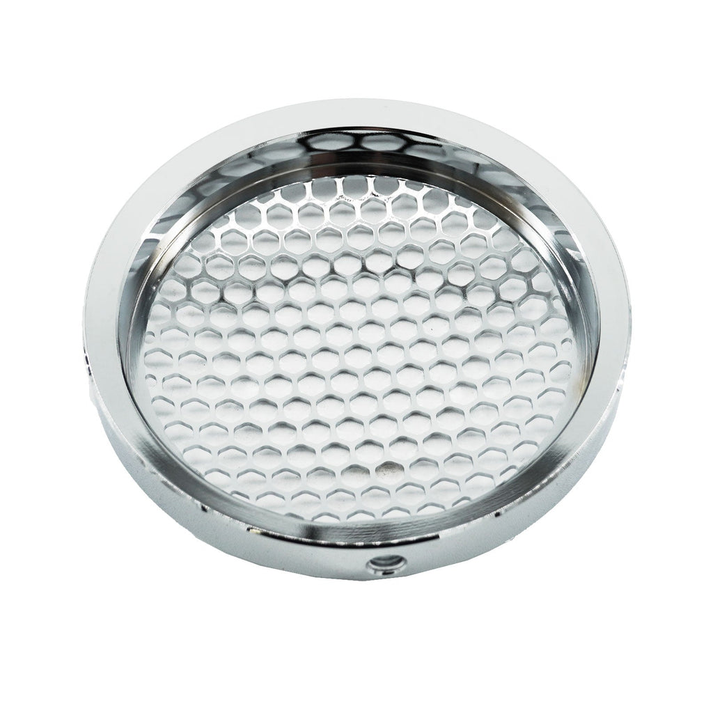 Polished Billet 4" Inch Turbo Inlet Guard Velocity Stack Adapter Bellmouth Intake Hex - Bull Boost Performance