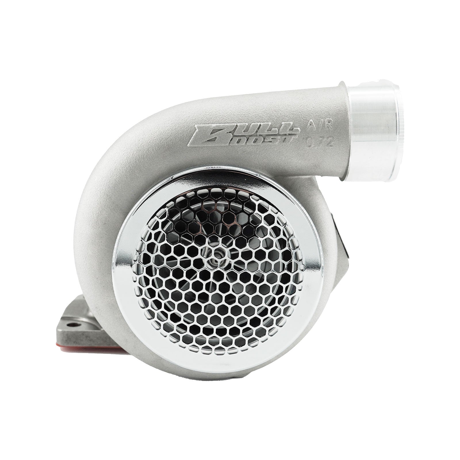 Polished Billet 4" Inch Turbo Inlet Guard Velocity Stack Adapter Bellmouth Intake Hex - Bull Boost Performance