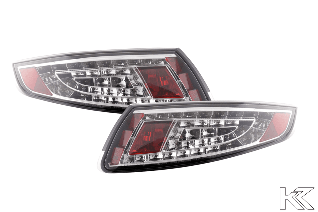 Porsche 911 (997) Chrome/Clear LED Tail Lights (2005-2009)
