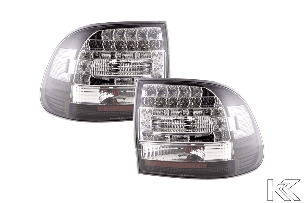 Porsche Cayenne Type (9PA) Black/Clear LED Taillights(2002-2006)