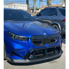 Carbon Fiber M Style Front Splitter Lip for BMW G90 G99 M5 - Bull Boost Performance