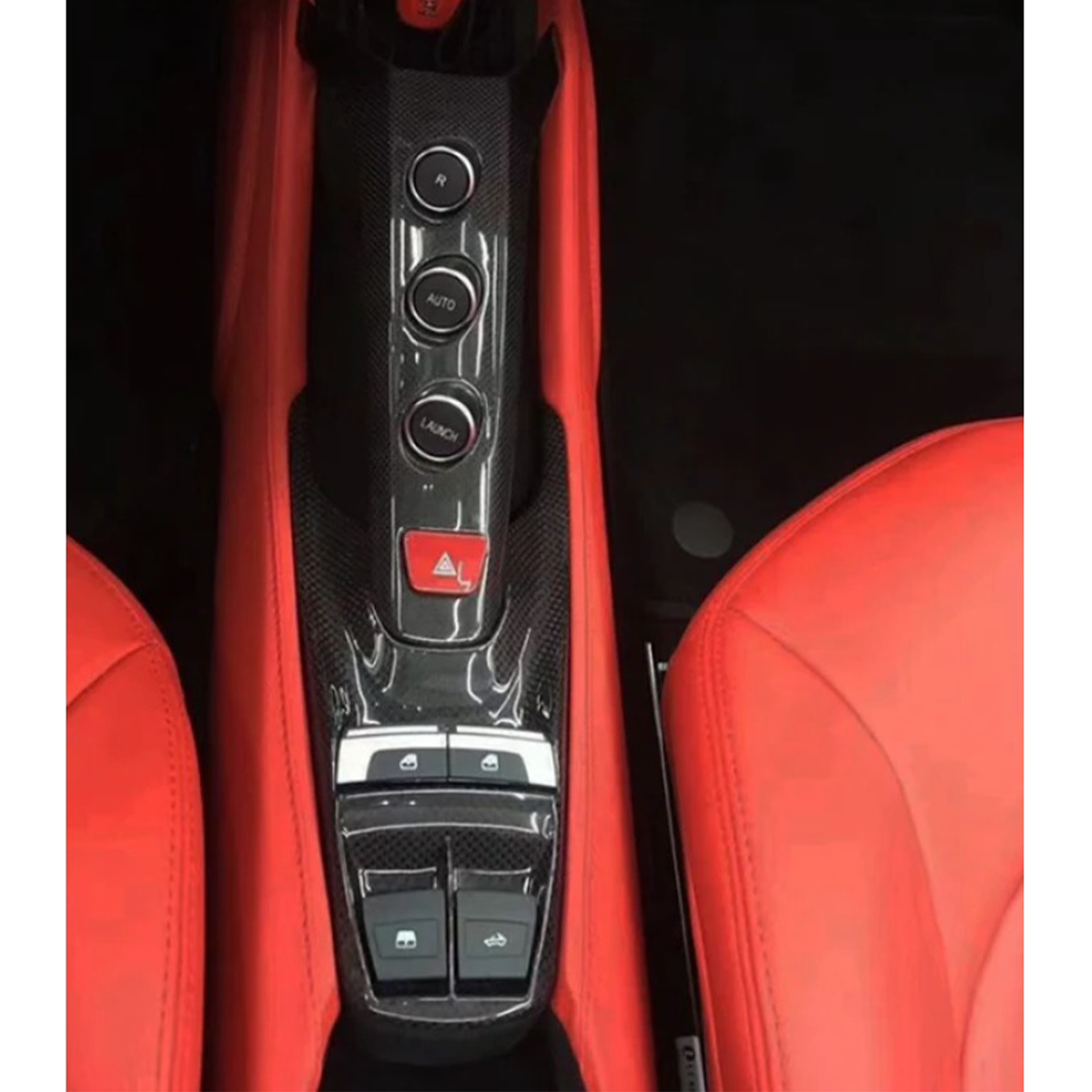 Carbon Fiber Interior Trim Kit for Ferrari 488 by Stratec Systems
