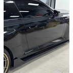 Pre-Preg Carbon Fiber A Style Side Skirts for BMW G87 M2 - Bull Boost Performance