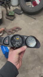 Corvette C5 Center Vent Gauge Pod for Dual 2 1/16" Gauges  by FI Performance