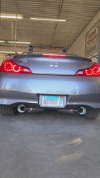 Injen 08-13 Infiniti G37 V6 3.7L RWD Coupe Only 76mm Stainless Steel Exhaust w/ Titanium Tips