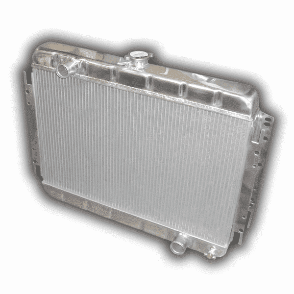 ECP 26" Aluminum Small Block Mopar Radiator - Big Cooling Tube - Engineered Cooling Products