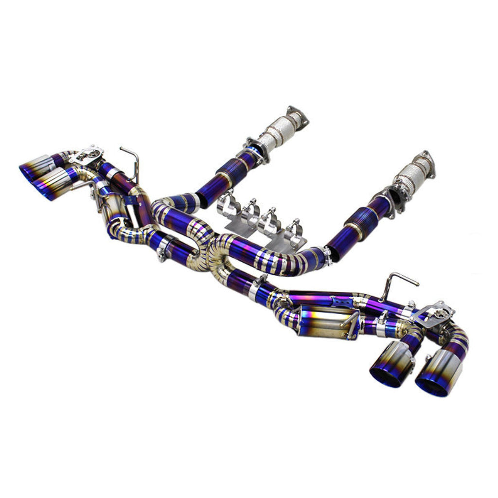 Titanium Valved Catback Exhaust for 20-24 Chevrolet Corvette C8 6.2L V8 - Bull Boost Performance