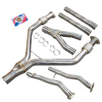 2.5" to 3" Y-Pipe Kit Stainless Steel for 2017-2022 Infiniti Q60 CV37 V6 3.0L Twin Turbo - Bull Boost Performance
