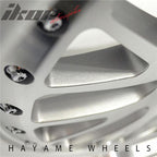 SALE! 15x8 Hayame Wheel Rims Silver Face Machine Lip 4x100 x4