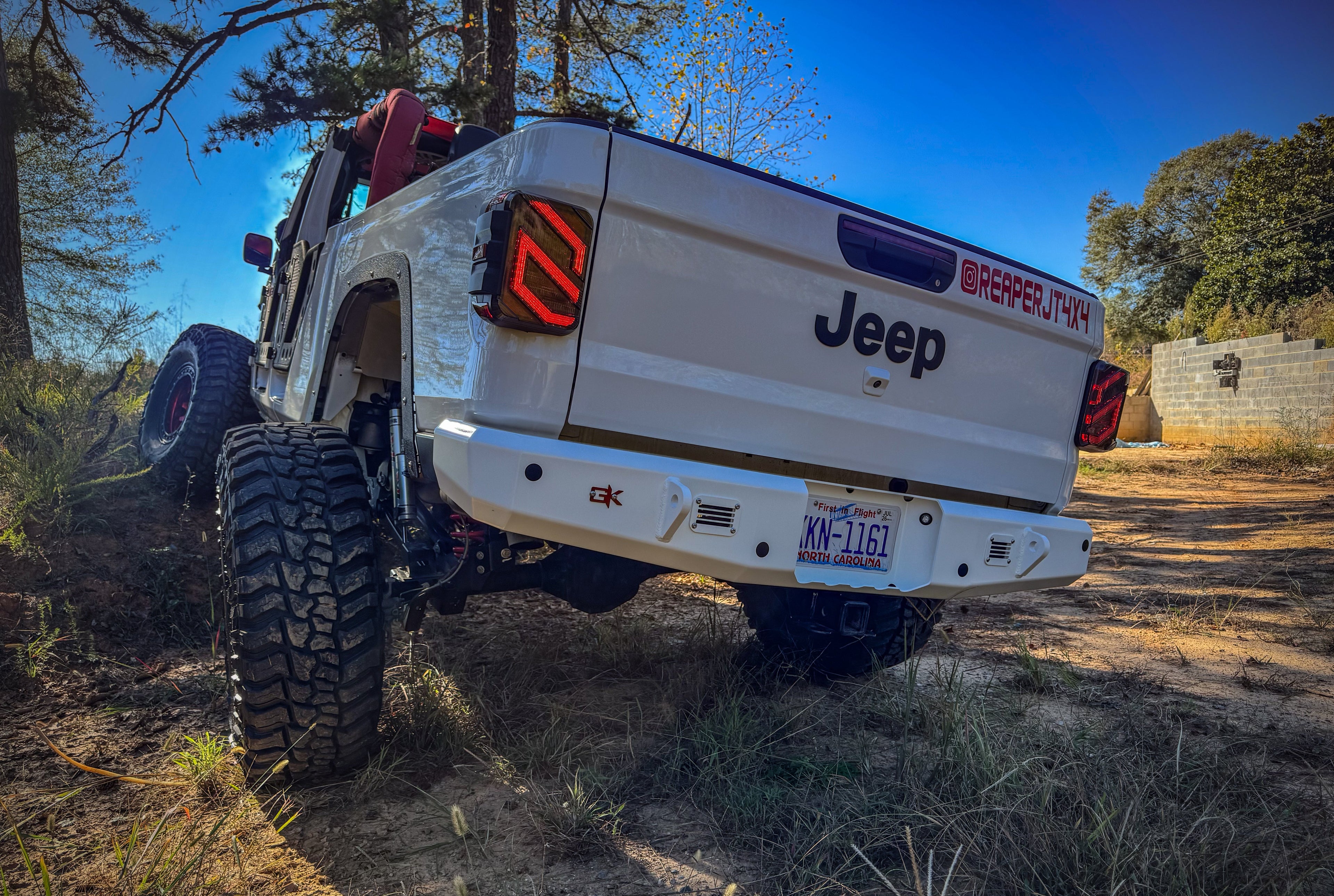 Gauntlet Rear Bumper for 2020+ Jeep Gladiator JT By Gatekeeper Off-Road