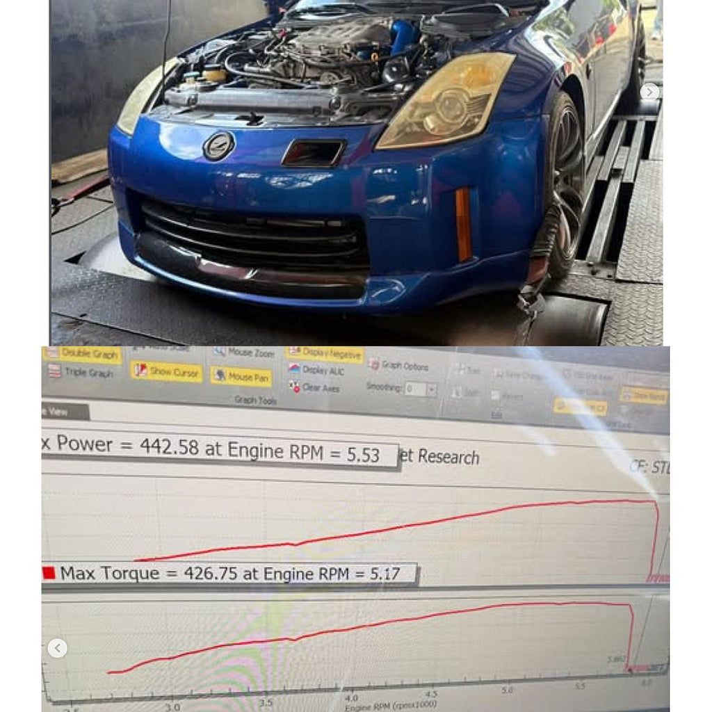 Rear Custom Mount Turbo Kit For Nissan 350Z Fairlady Z33 Infiniti G35 VQ35DE HR - Bull Boost Performance