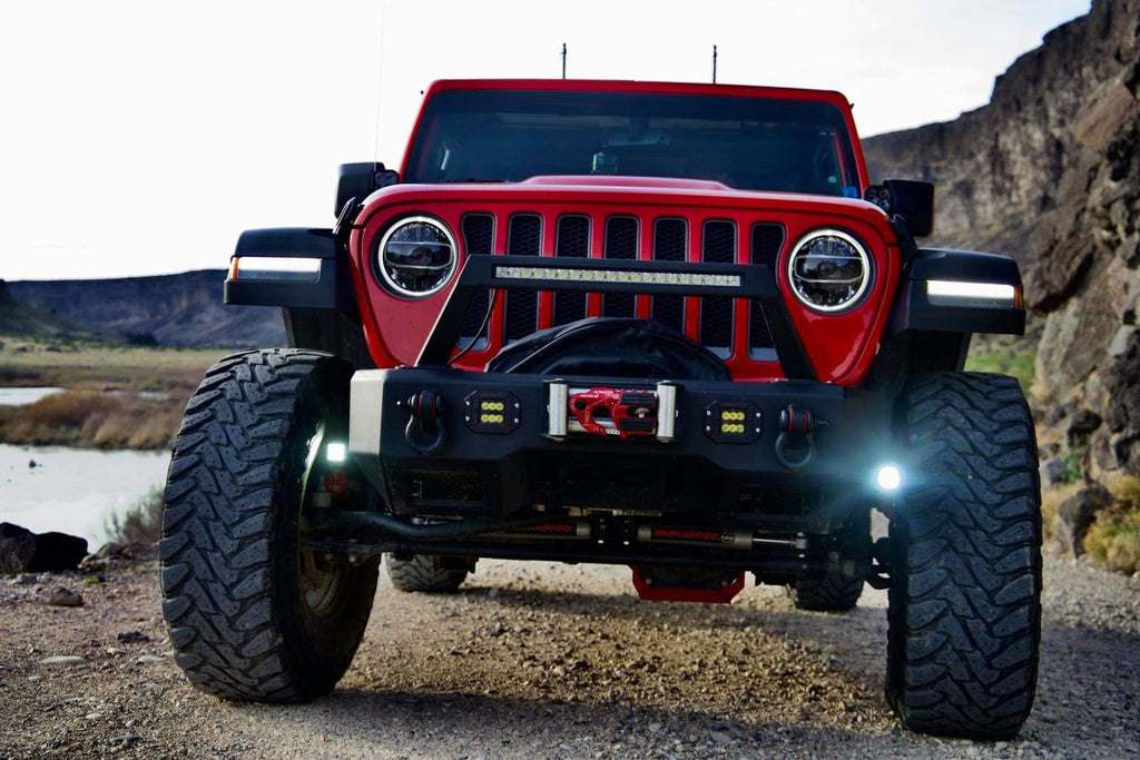 Jeep JL / JT Steerable Knuckle Pod Light Mounts (2018+ Gladiator/Wrangler) By Gatekeeper Off-Road