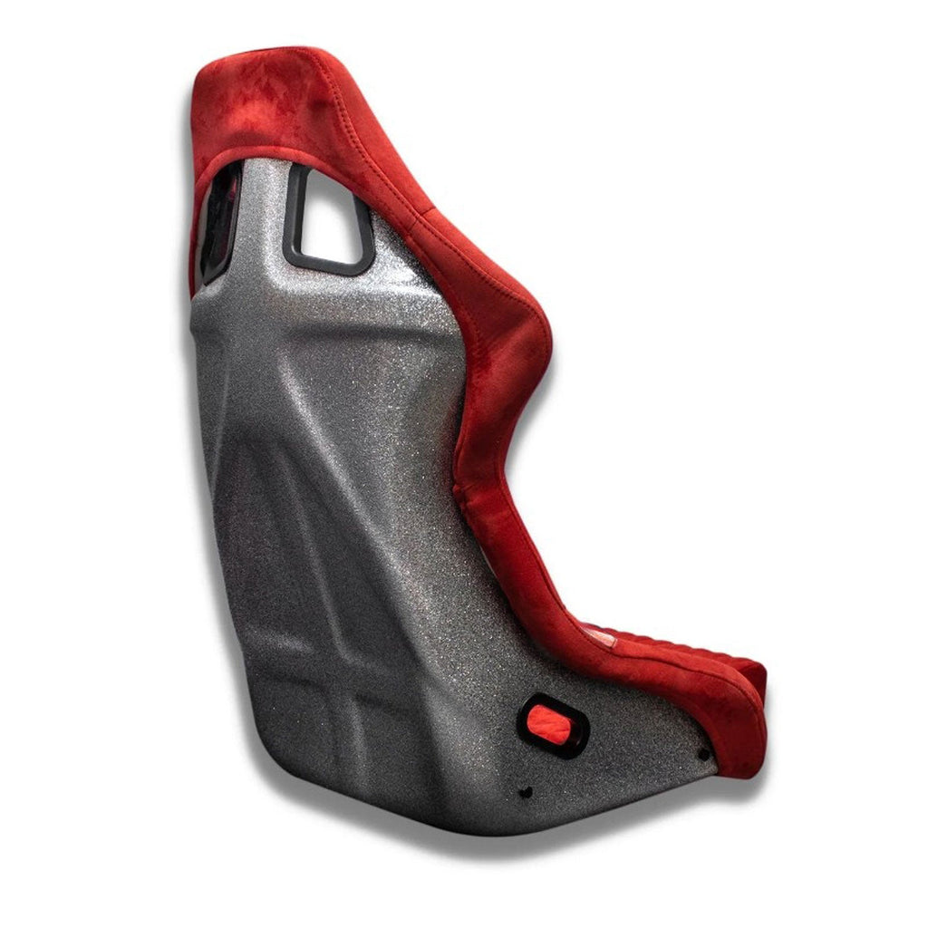 Red Bull Boost Adjustable Racing Lowered Ultra Max Bucket Seat with Slider Rails - Bull Boost Performance