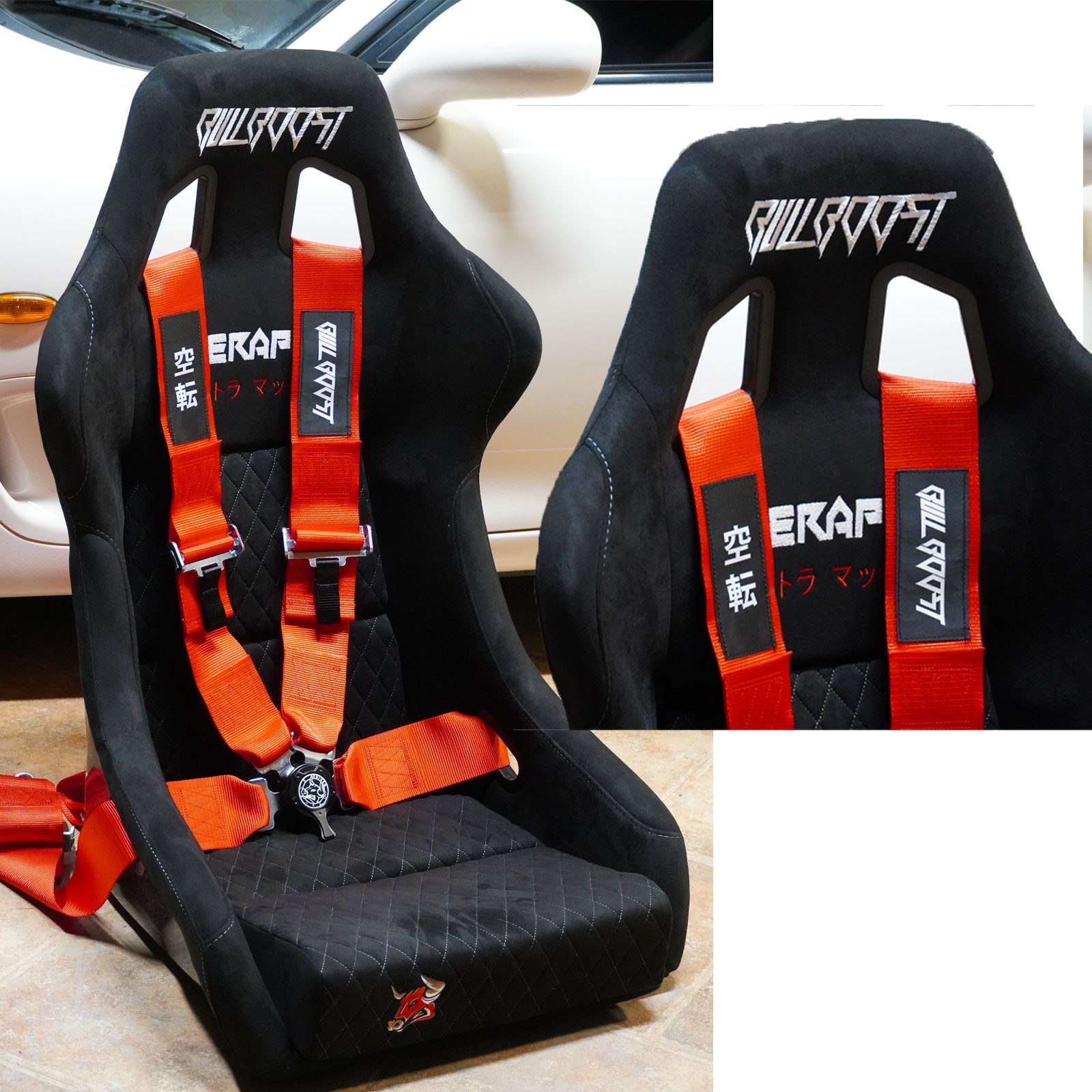 Bull Boost Universal 4 Point Camlock Quick Release Racing Seat Belt Harness - Bull Boost Performance
