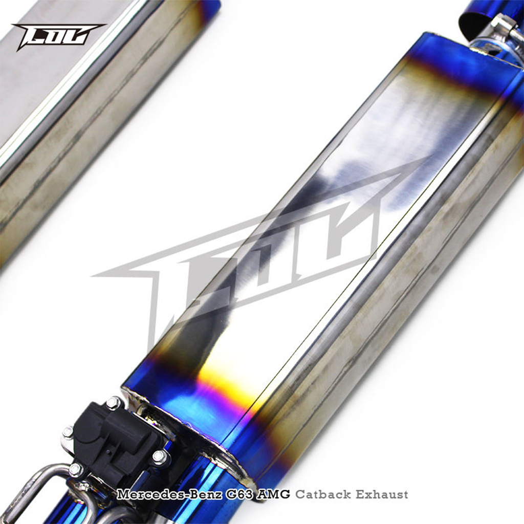 STRATEC Titanium Valved Catback Exhaust System for Mercedes Benz G63 AMG W464 4.0T - Bull Boost Performance