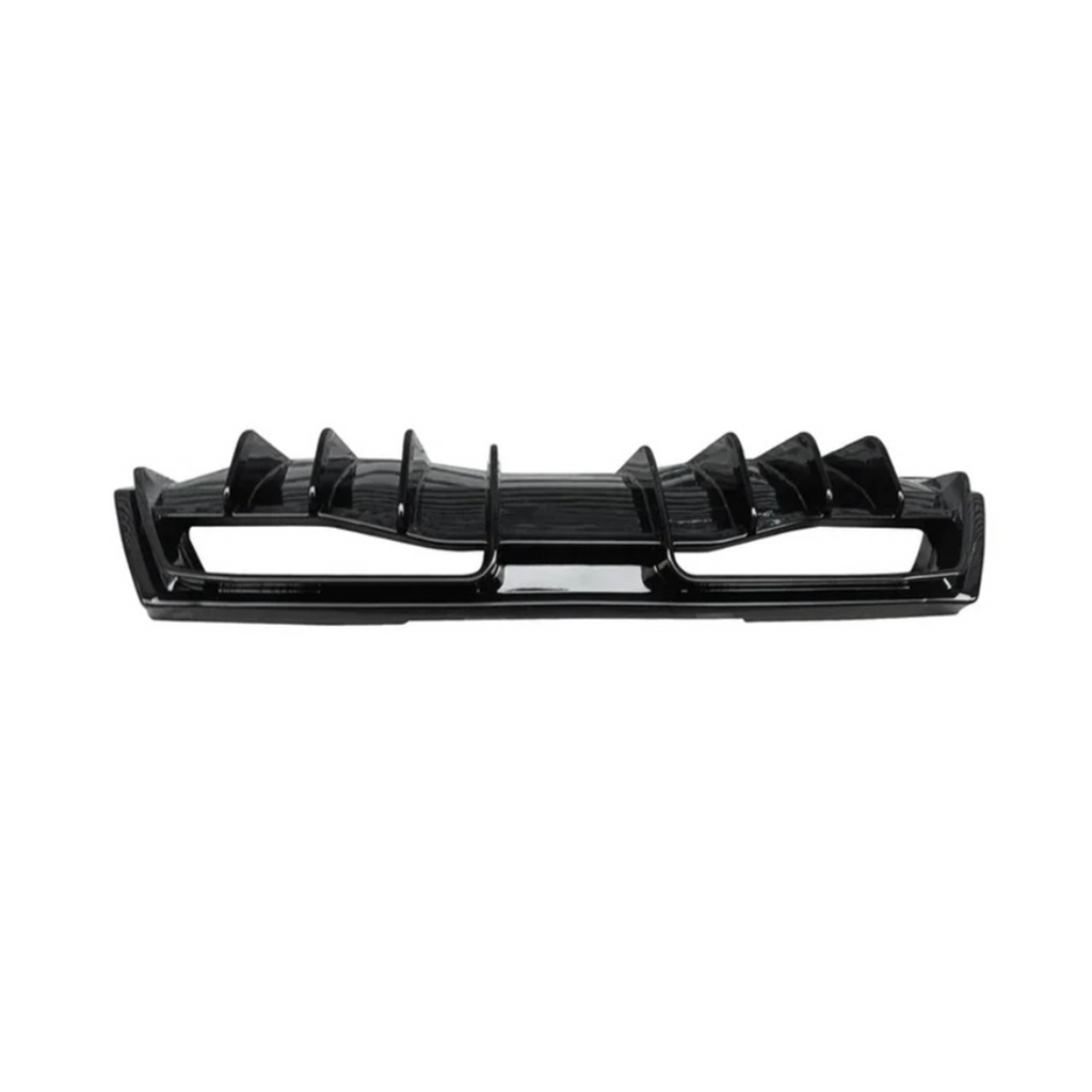 Gloss Black Rear Aggressive Diffuser for Chevrolet Corvette C8 Z51 - Bull Boost Performance