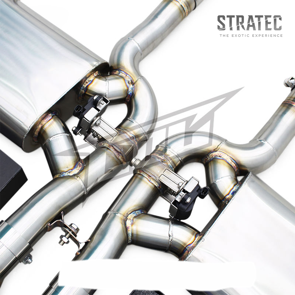 Valved Stainless Steel Performance Exhaust System for Jaguar F‑TYPE 3.0T - Bull Boost Performance