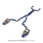 Titanium Catback Exhaust System for Mercedes Benz C63 AMG W205 4.0T - Bull Boost Performance