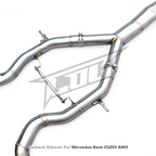 T304 Exhaust System for Mercedes Benz CLE53 AMG - Bull Boost Performance