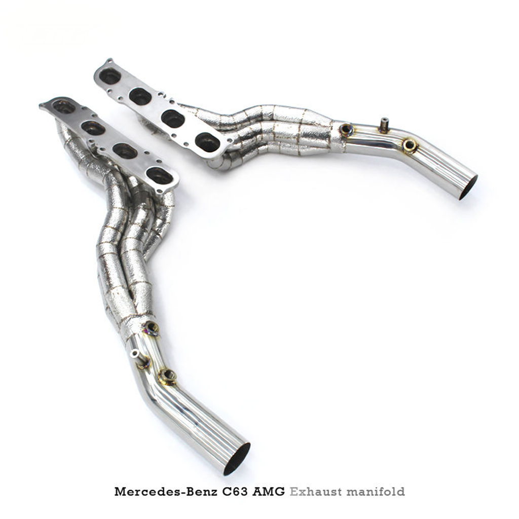 Performance Exhaust Manifold Header for Mercedes Benz C63 AMG W204 6.2L - Bull Boost Performance