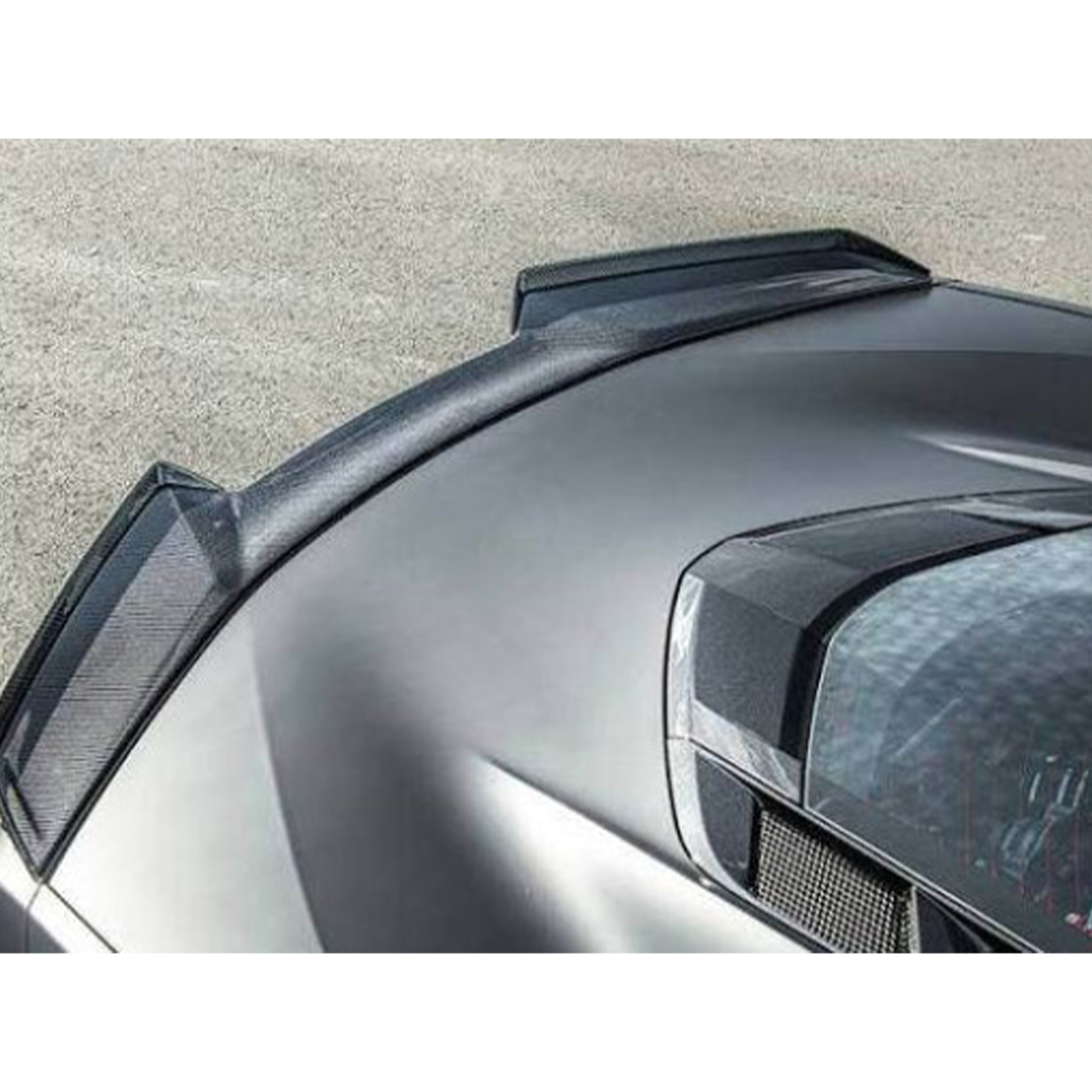 Dry Carbon Fiber OE Style Rear Trunk Spoiler for Chevrolet Corvette C8 Z06 E-Ray - Bull Boost Performance