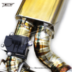 Titanium Catback Exhaust System with Free Flow Downpipes for Mercedes Benz G63 AMG W464 4.0T - Bull Boost Performance