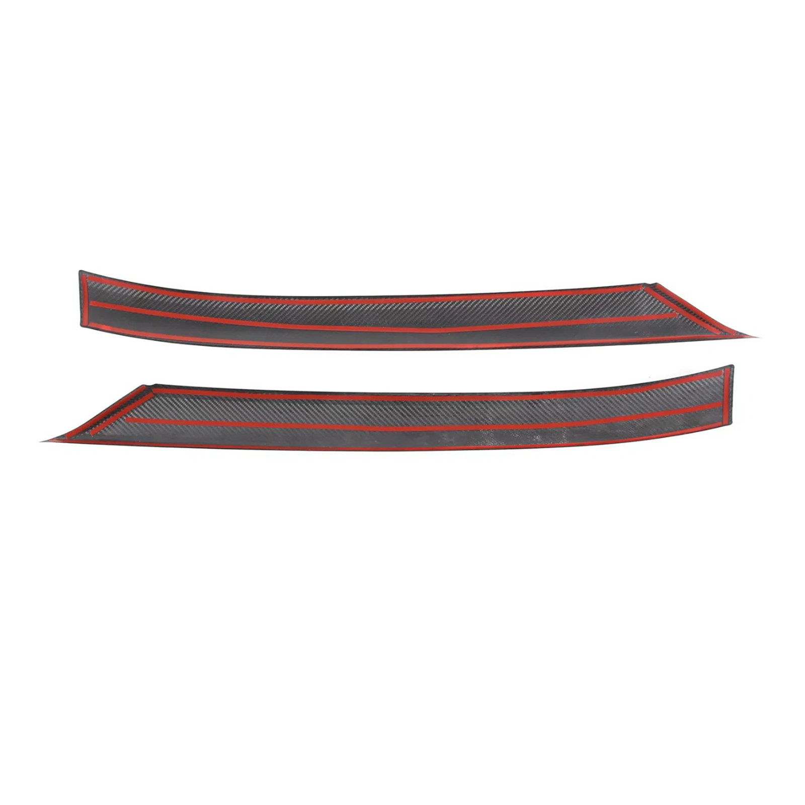 Dry Carbon Fiber A‑Pillar Cover Trim for Chevrolet Corvette C8 - Bull Boost Performance