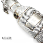 High‑Flow Catted Stainless Steel Downpipe for Jaguar F‑TYPE 3.0T - Bull Boost Performance